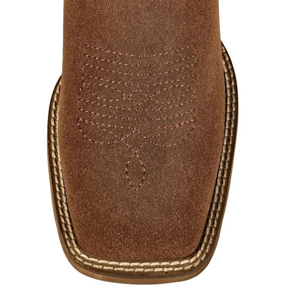 Square Toe Two-Tone Red Cowboy BootsCowgirl Western Riding Boots for Women - Picture 4 of 6